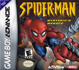 Spiderman Mysterio's Menace / X-2 Wolverines Revenge box art for GameBoy Advance